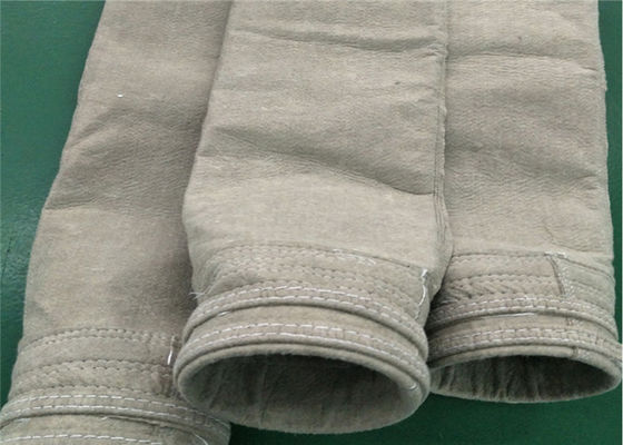 Basalt Fiber Dust Collector Filter Bag 400C Heat Resistance